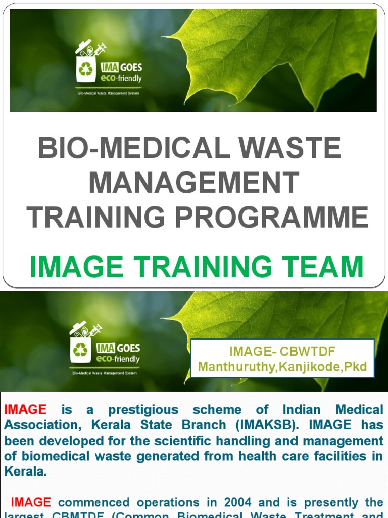 Biomedical Waste Management PDF Waste Management Incineration