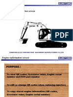 Engine Information Screen: Sumitomo (S.H.I) Construction Machinery Manufacturing Co.,Ltd