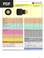 Especificaciones del Cable 500 kcmil | PDF | Resistencia Eléctrica y ...
