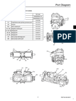 Port Diagram: 1. Hydraulic Pump (Standard Model)