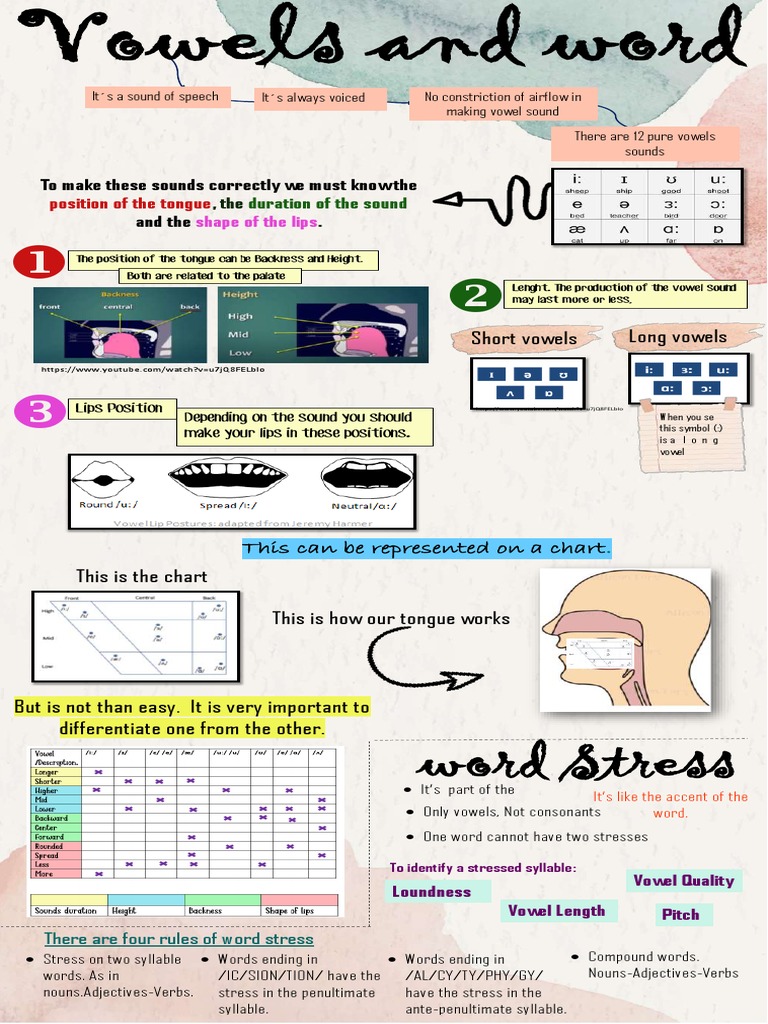 Understanding Vowel Sounds and Stress | PDF | Vowel | Stress (Linguistics)