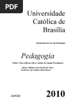 Sitematização de Lingua Portuguesa -Juliana Aires Rocha de Abreu-Pedagogia 5ºSemestre