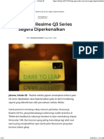 Siap-Siap, Realme Q3 Series Segera Diperkenalkan - Selular - ID
