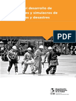 Guia Para El Desarrollo de Simulacros de Emergencias y Desastres