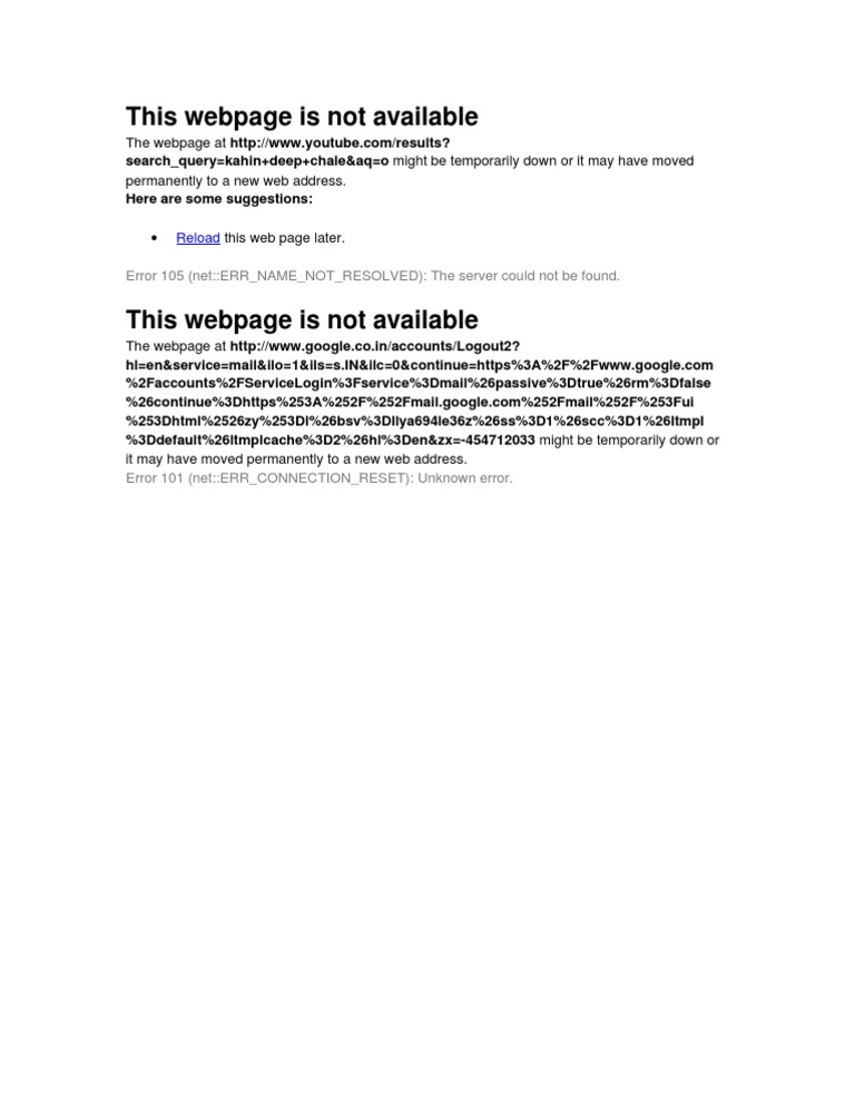Error Report | PDF | Technology & Engineering