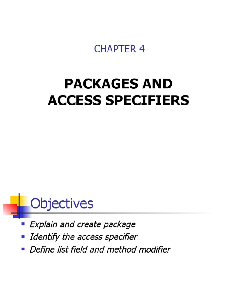 Understanding Packages and Access Specifiers | PDF | Computers