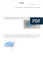 Volume Word Problems 2