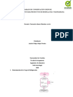 Trabajo de Conservacion Caba Refrijerante (Remolacha y Mandarina)