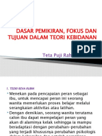 Dasar Pemikiran, Fokus Dan Tujuan Dalam Teori