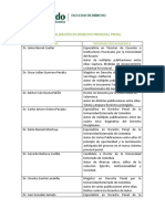 Nomina de Docentes Esp. ProcesalPenal 1