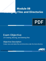 Managing Files and Directories