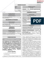 Decreto Supremo Que Aprueba La Modificacion Del Reglamento de Establecimiento de Hospedaje - Decreto Supremo 005 2021 