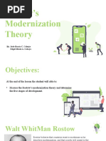 Rostow Modernization Theory