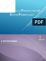 Derecho Proteccion Datos Personales