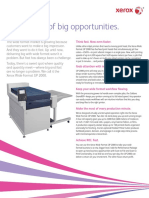 Stay Ahead of Big Opportunities.: Xerox Wide Format IJP 2000
