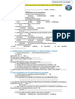 Ficha de Evaluación Diagnóstica