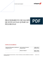 MANIPULACIÓN DE PRODUCTOS QUIMICOS