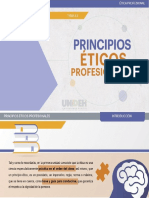 3.2 PRINCIPIO ETICOS PROFESIONALES