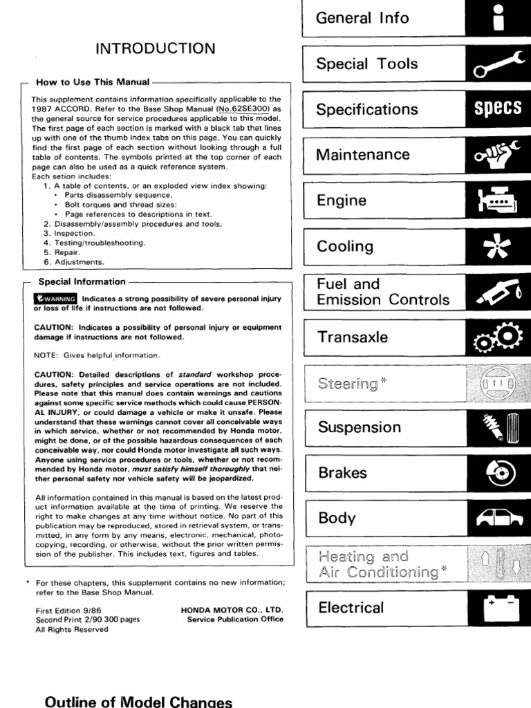 auto repair shop wiki images Array - honda accord 1987 manual rh es scribd  com