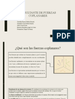 Resultante de Fuerzas Coplanares