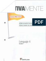 Activamente Lenguaje 4 Volumen 1