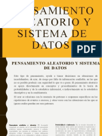 Pensamiento Aleatorio y Sistema de Datos