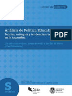 Suasnabar Rovelli Dipietro Analisis de Politica Educativa Teorias e