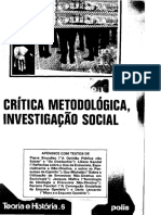 Critica Metodologica Investigacao Social
