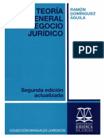 Dominguez Aguila, Ramon - Teoria General Del Negocio Juridico