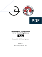 Program Book / Guidelines For Parker Hannifin Hydraulics