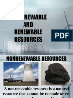 Nonrenewable AND Renewable Resources