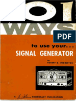 SAMS 101 Ways To Use Your Signal Generator 1959