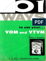 SAMS 101 Ways To Use Your VOM 1959
