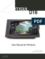 Artisul-D16 - Windows Manual - v.1 - 2018