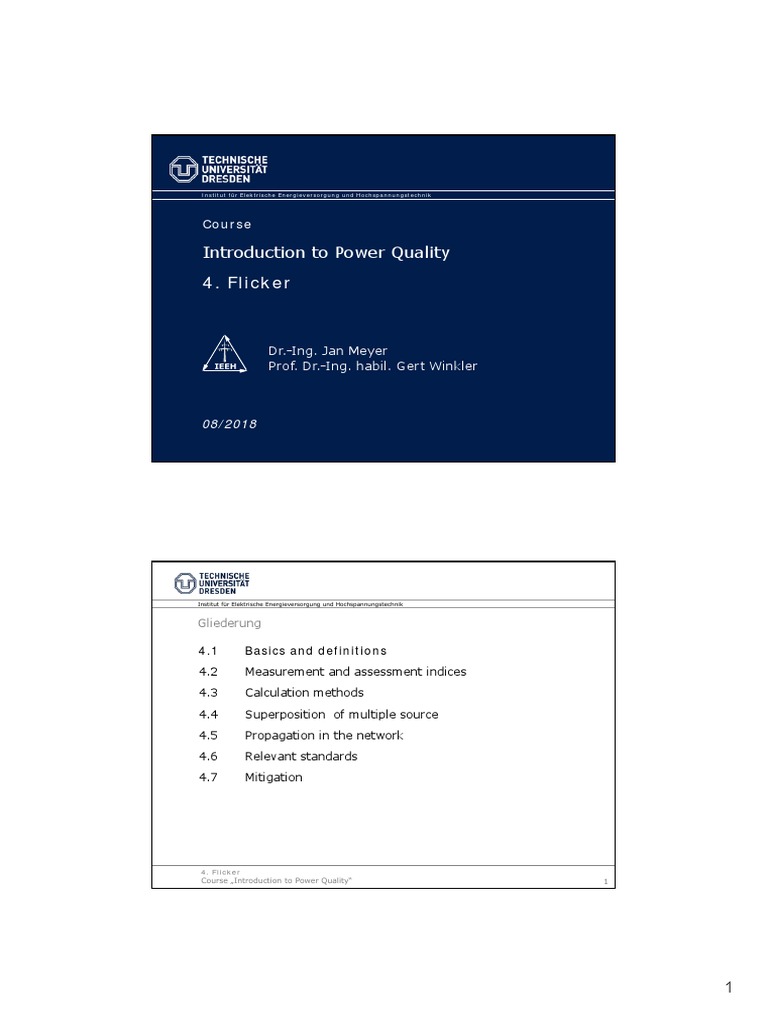 Flicker Introduction To Power Quality PDF Fluorescent Lamp Compact Fluorescent Lamp