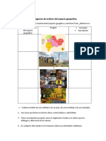 Categorías análisis espacio geográfico