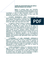 Los Procesadores de Leche Producen Una Amplia Variedad de Productos Lácteos