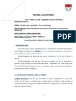 Clasificación Legal de Armas de Fuego