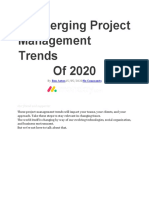 5 Emerging Project Management Trends of 2020