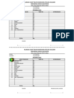 Daftar Jaga Perawatan