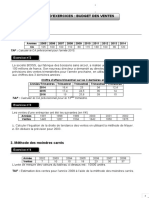 Serie TD Budget Des Ventes