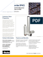 Polyvinyl Chloride (PVC) : Filtration of Vinyl Chloride Monomer (VCM) in The Production of PVC