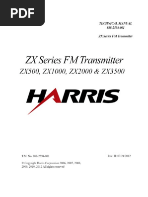 ZX Series FM Transmitter - Manualzz | PDF