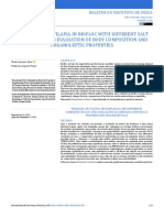 Production of Tilapia in Biofloc With Different Salt Condictions: An Evaluation of Body Composition and Organoleptic Properties