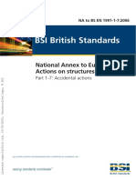 NA To BS EN 1991-1-7 - 2006 - UK National Annex To Eurocode 1 - Part 1-7
