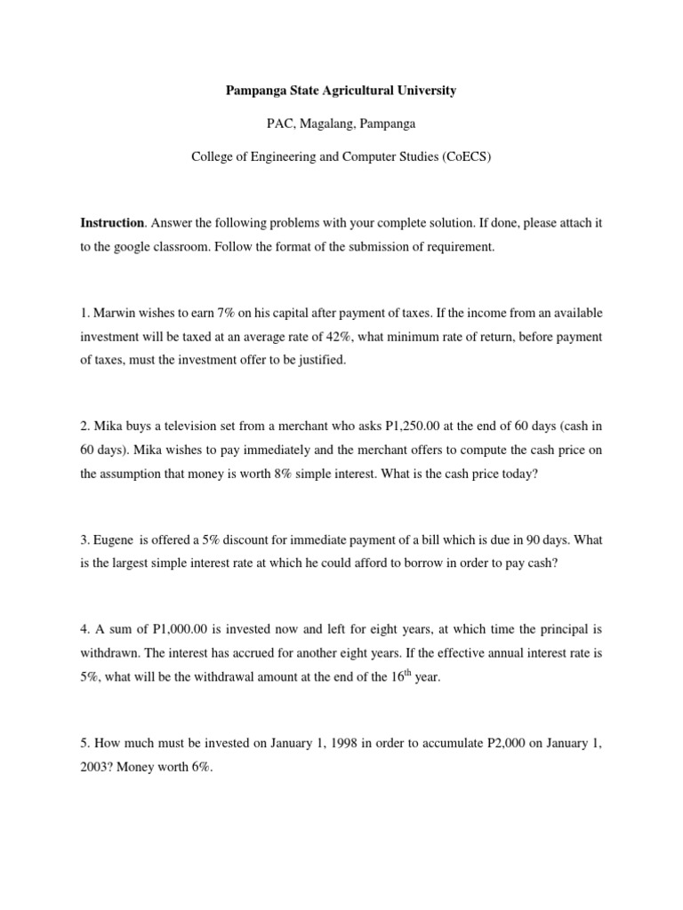 ENGINEERING ECONOMICS SOLVED PROBLEMS PDF visual data 3