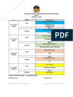 Jadual Waktu Peperiksaan Akhir Tahun 2020