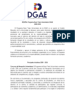 Programa Buen Trato Universitario DGAE