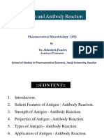 Antigen and Antibody Reaction