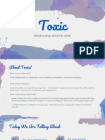 Toxic: Relationship and The Other